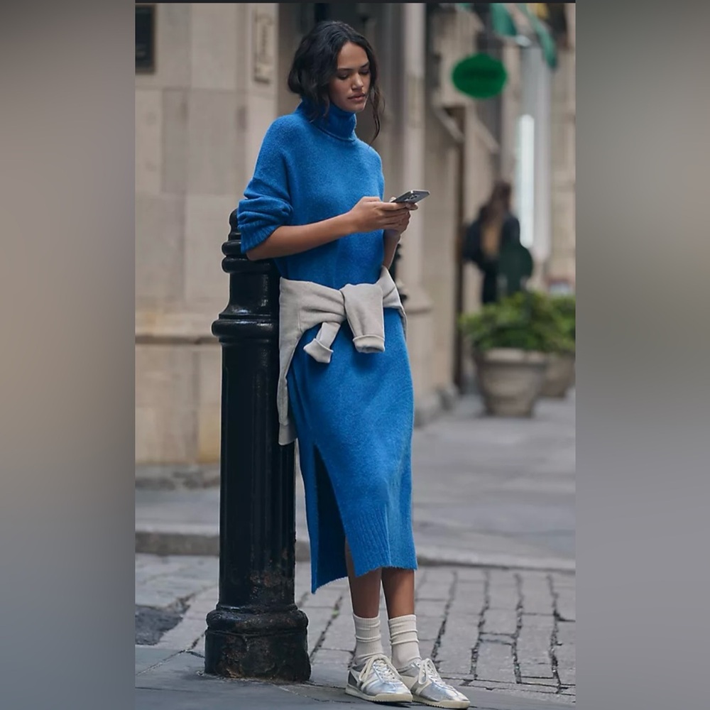 Turtleneck Sweater Dress